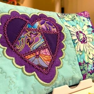 Purple & Turquoise Heart Mug Companion